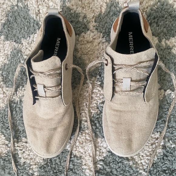 Merrell Gridway Canvas Sneakers Natural - Picture 4 of 10